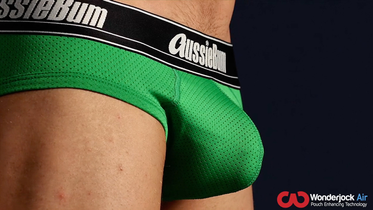 Push-up Slipy AussieBum s kapsou Wonder Jock WJ Air Brief Green13